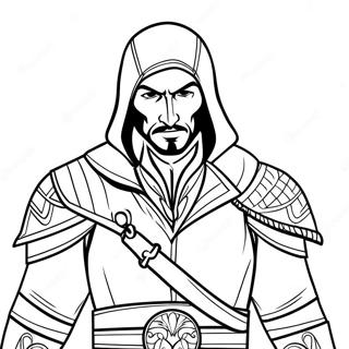 Ezio Auditore i Smygläge Målarbild | Assassin's Creed målarbild