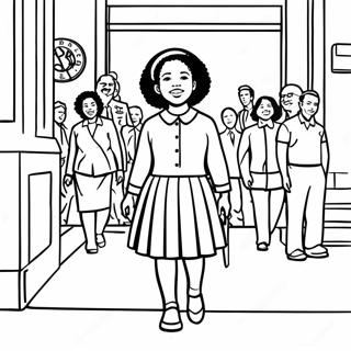 Ruby Bridges Målarbilder