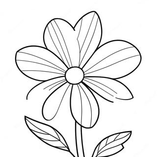 Viola blomma målarbild | Viola målarbild