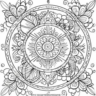 Helande Mandala Målarbok | Läkning målarbild