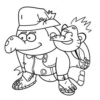 Wild Thornberrys Målarbok | Vilda Thornberrys målarbild