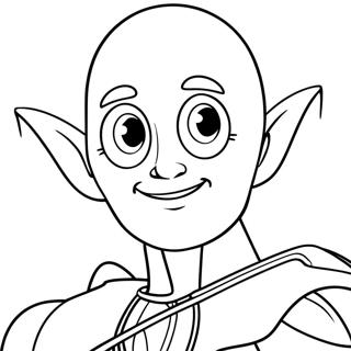 Megamind Målarbild | Megahuvud målarbild