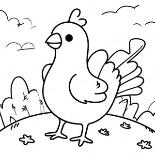 Var är Chicky Målarbok | Var är Chicky målarbild