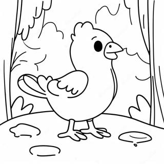 Äventyrlig Var är Chicky Målarbok | Var är Chicky målarbild