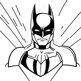 Framtidsinspirerad Batman Beyond Målarbok | Batman Beyond målarbild
