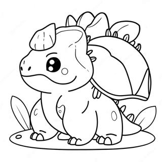 Venusaur färgläggningssida | Venusaur målarbild