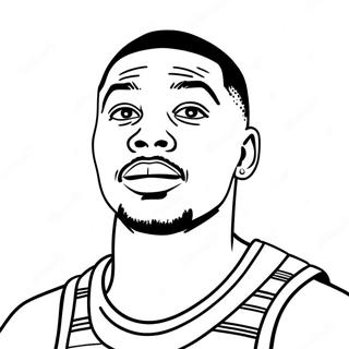 Damian Lillard i Aktion Målarbild | Damian Lillard målarbild