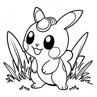 Gräs typ Pokémon målarbild | Gräs Typ Pokemon målarbild