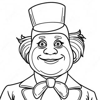 Oompa Loompa Färgläggningssida | Oompa Loompa målarbild