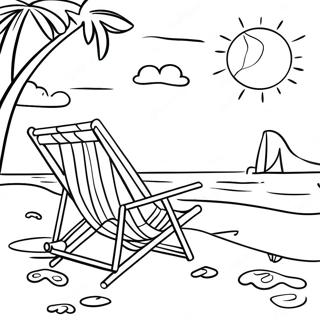 Adjö Sommar Strandscen Målarbild | Adjö Sommar målarbild