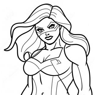 She Hulk färgläggningssida | She Hulk målarbild