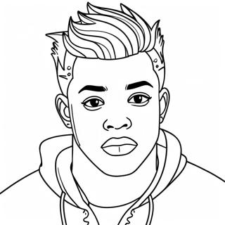 XXXTentacion för färgläggning | XXXTentacion målarbild
