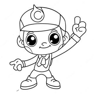 Cyberchase målarbok | Cyberchase målarbild