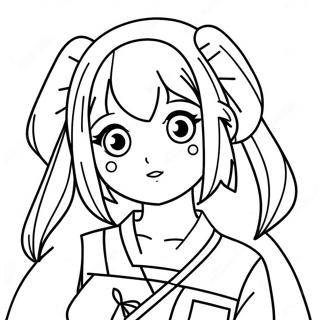 Anime Flicka Målarbild | Anime Flicka målarbild