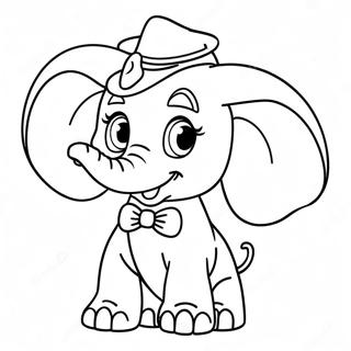 Dumbo Färgläggningssida | Dumbo målarbild