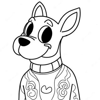Stoner Scooby Doo Målarbild | Stoner Scooby Doo målarbild
