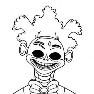 Zozobra färgläggningssida | Zozobra målarbild