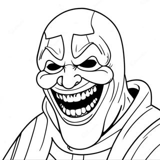 Terrifier Målarbok | Terrifier målarbild