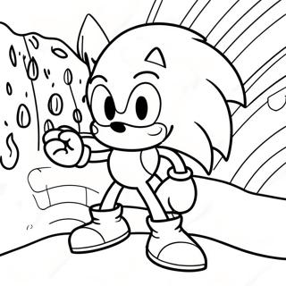 Sonic Underground Färgläggningssida | Sonic Underground målarbild