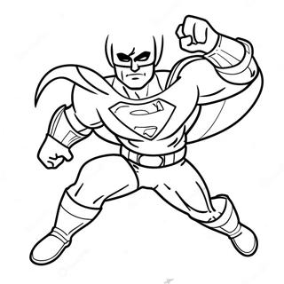Superflex Hjälte i Aktion Målarbild | Superflex målarbild