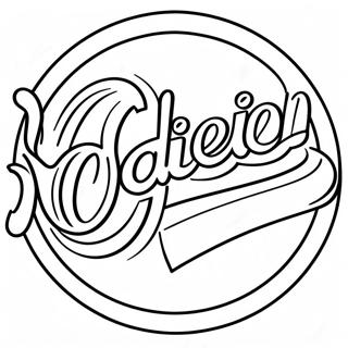Dairy Queen-logotyp Målarbild | Mejerikungen målarbild