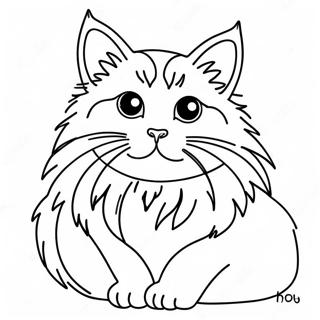Ragdoll Katt Målarbild | Ragdoll Katt målarbild