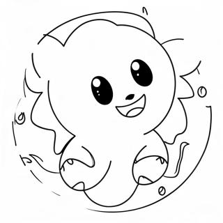 Sol och Måne Pokémon Målarbild | Sol och Måne Pokemon målarbild