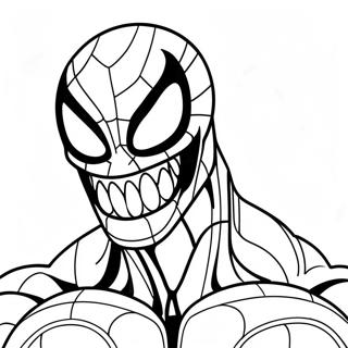 Venom Among Us Karaktär Målarbild | Venom Bland Oss målarbild