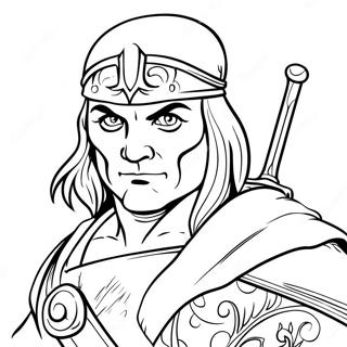 Leonardo med Sin Svärd Målarbild | Ninja Sköldpaddor målarbild