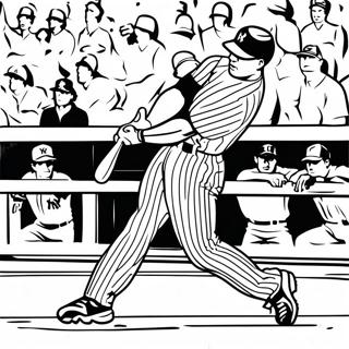 Aaron Judge slår en homerun målarbild | Aaron Judge målarbild