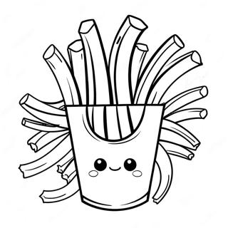Pommes frites målarbild | Pommes Frites målarbild