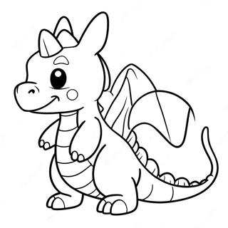Dragonite färgläggningssida | Dragonite målarbild