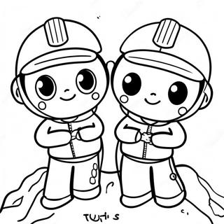 Tuttle Twins Äventyr Målarbild | Tuttle Twins målarbild