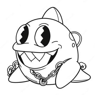 Chain Chomp Målarbild | Kedja Chomp målarbild