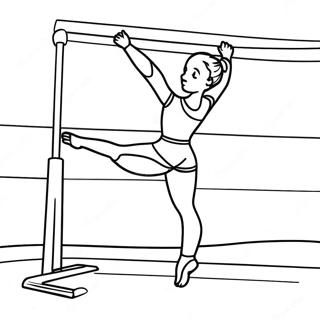 Gymnastik Målarbild | Gymnastik målarbild