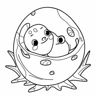 Dinosaurieägg Målarbilder