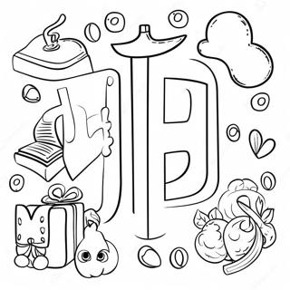 Bibel ABC Färgläggningssida | Bibel ABC målarbild