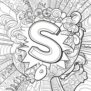 Supreme Logotyp Färgläggningssida | Supreme målarbild