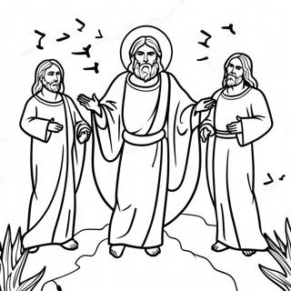 Transfigurationsbesvärjelse Målarbild | Transfiguration målarbild