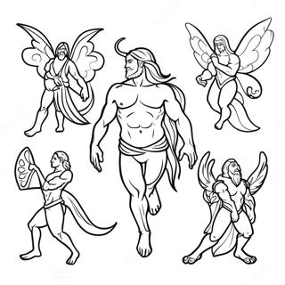 Magiska Varelser Transfiguration Målarbild | Transfiguration målarbild