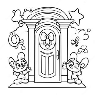 Disney Doorables Målarbild | Disney Doorables målarbild