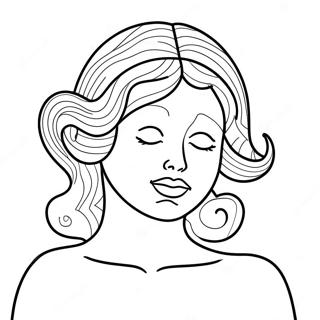 Venus med Ljusa Moln Målarbild | Venus målarbild