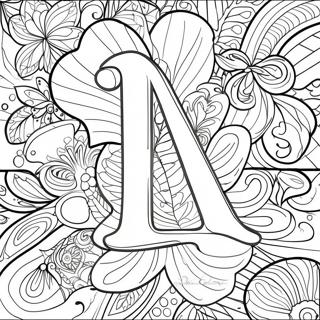 Liten A Målarbild | Gemener A målarbild