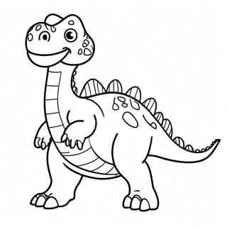 Stor Dinosaurie Målarbild | Stor Dinosaurie målarbild