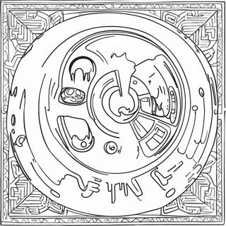 Star Wars-logotyp färgläggningssida | Star Wars-logotyp målarbild
