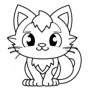 Litten färgläggningssida | Litten målarbild