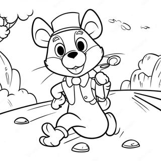 Geronimo Stilton äventyrliga resa färgläggningssida | Geronimo Stilton målarbild
