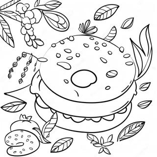 Bagel Målarbild | Bagel målarbild
