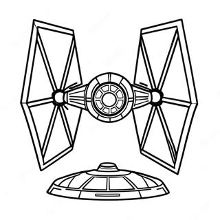 Tie Fighter Målarbild | Tie Fighter målarbild