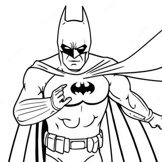 Batman i Aktion Målarbild | DC målarbild